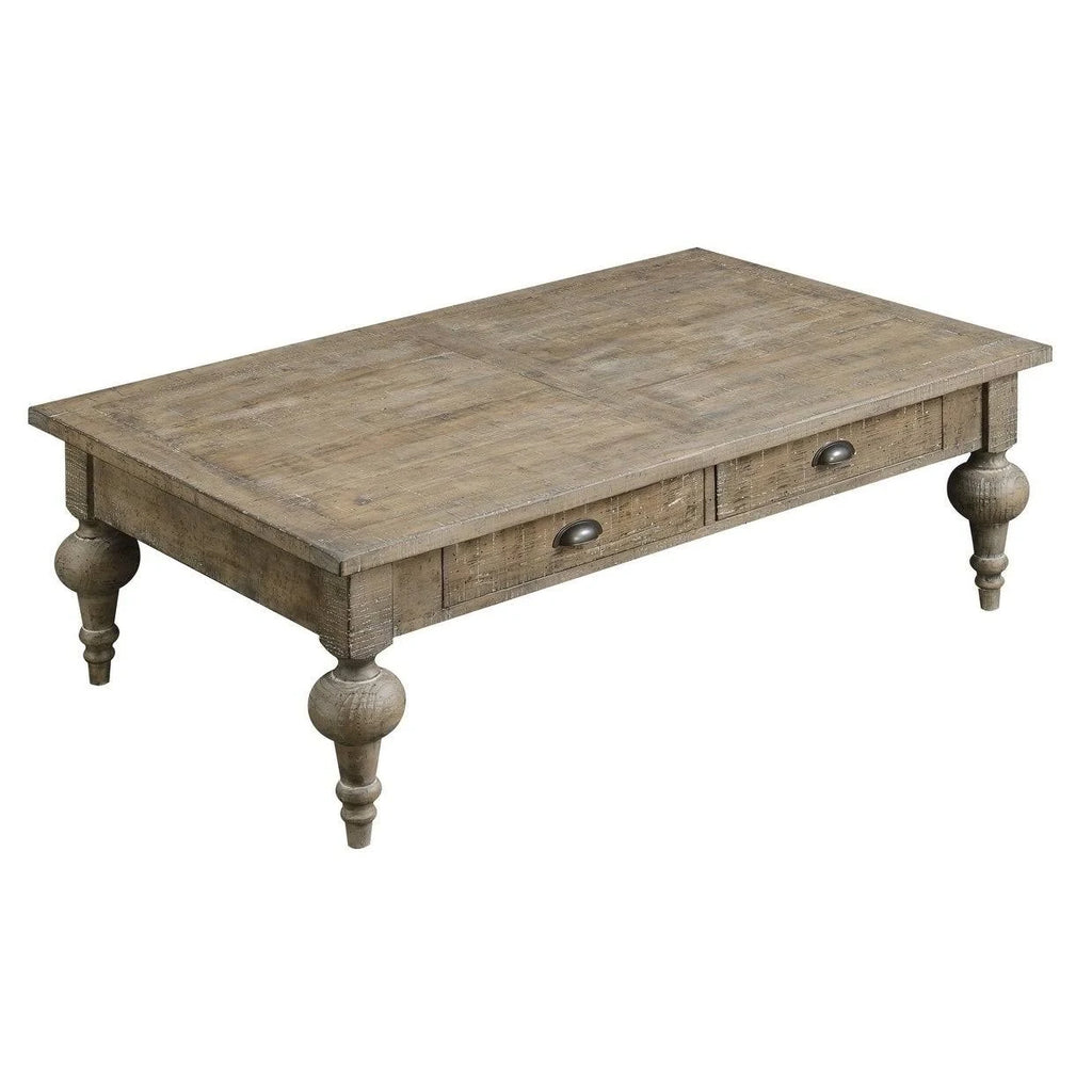 Sandstone Grey Coffee Table with 2 Drawers K766