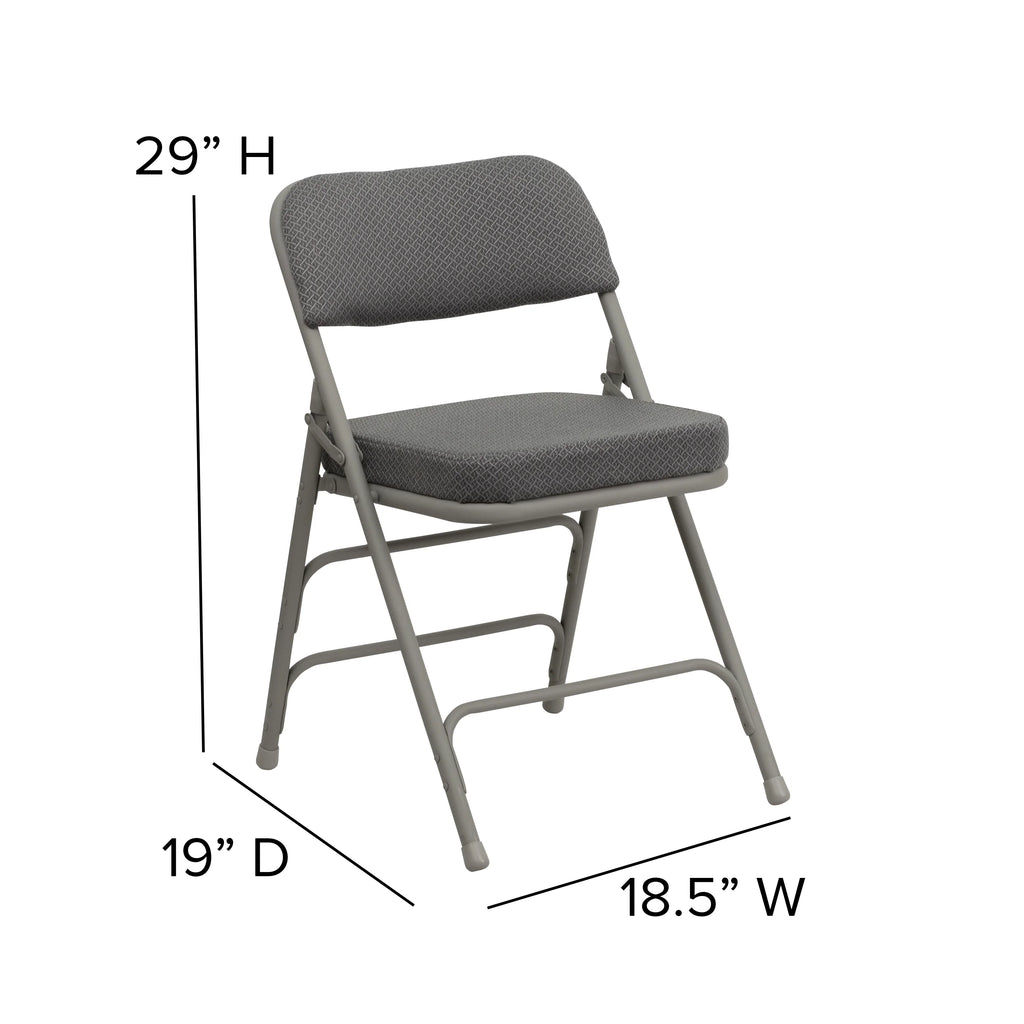 Metal Folding Chairs with Padded Seats M169134