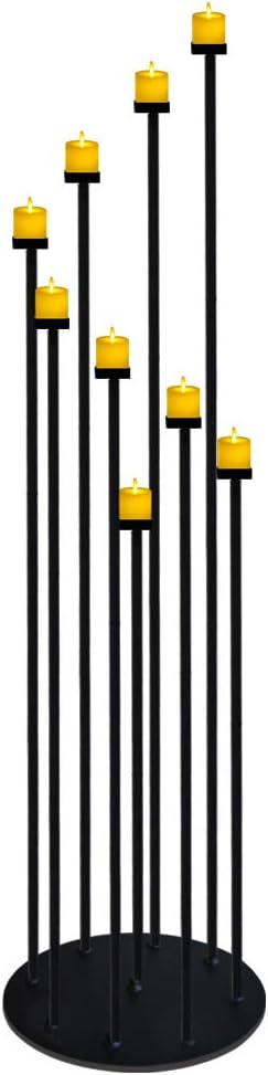 Gold Tall Floor Candelabra Iron R310486