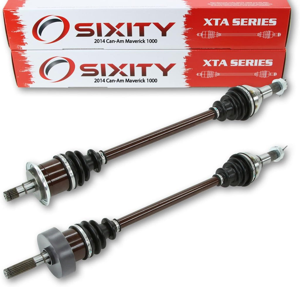 Front Left Right Axles Pair for Can-Am Maverick 1000 4X4 Y2721