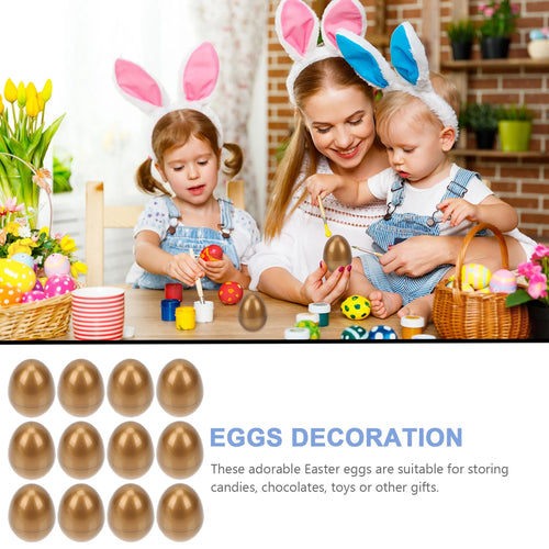 12 Pcs Filled Plastic Easter Eggs Y204