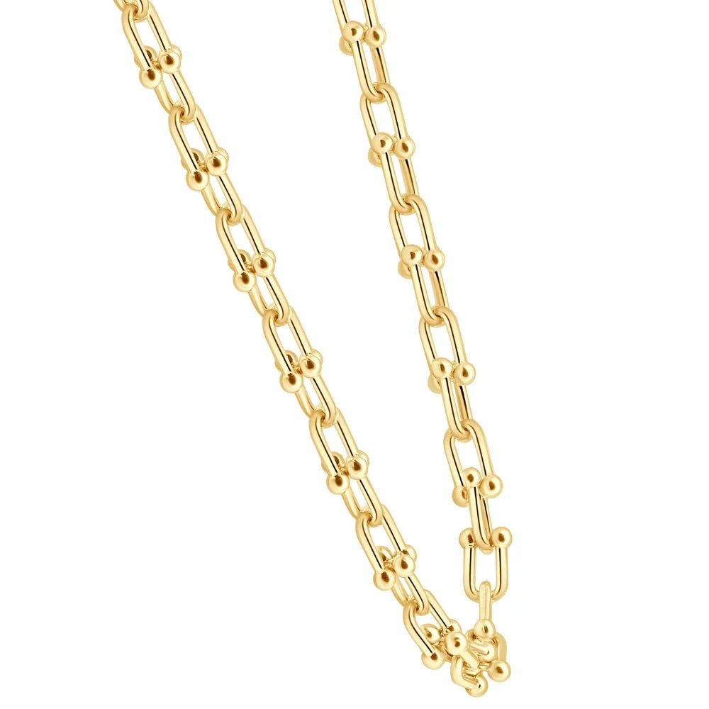 14k Yellow Gold 24" Chain Necklace 26 Grams 7.5mm Thick O279120
