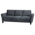 Microfiber / Microsuede Flared Arm Sofa P919