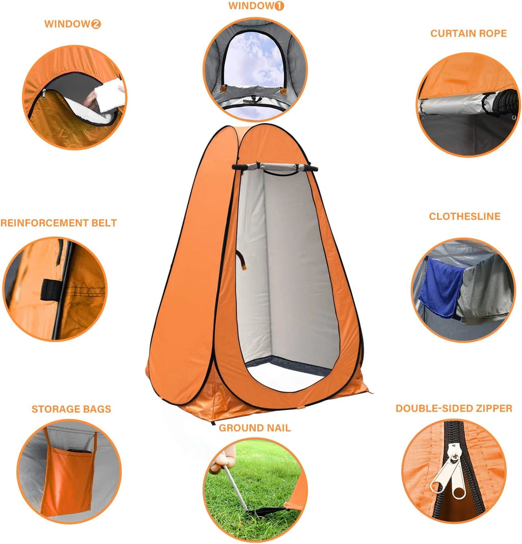 Pink Pop up Privacy Shelter Tent with Carrying Bag W304