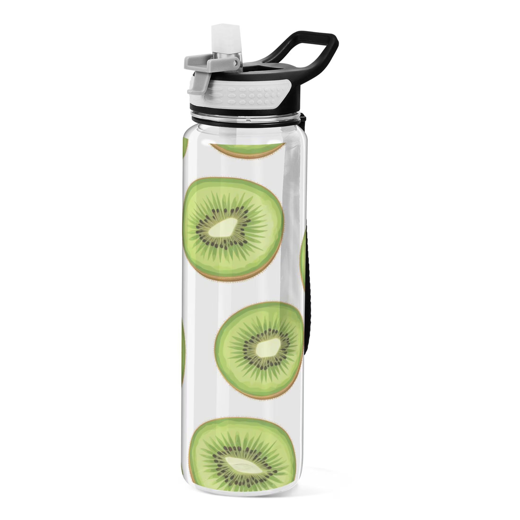 32oz Tritan Leakproof Clear Sports Water Bottle W741