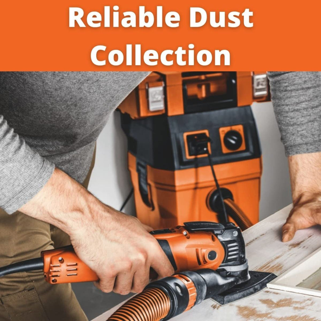 Turbo II Wet/Dry Dust Extractor Vacuum Cleaner, 151 CFM Suction Capacity, 98 PSI Static Water Lift C5854