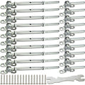 10 Pairs Stainless Steel Cable Railing Hardware Kit P9397