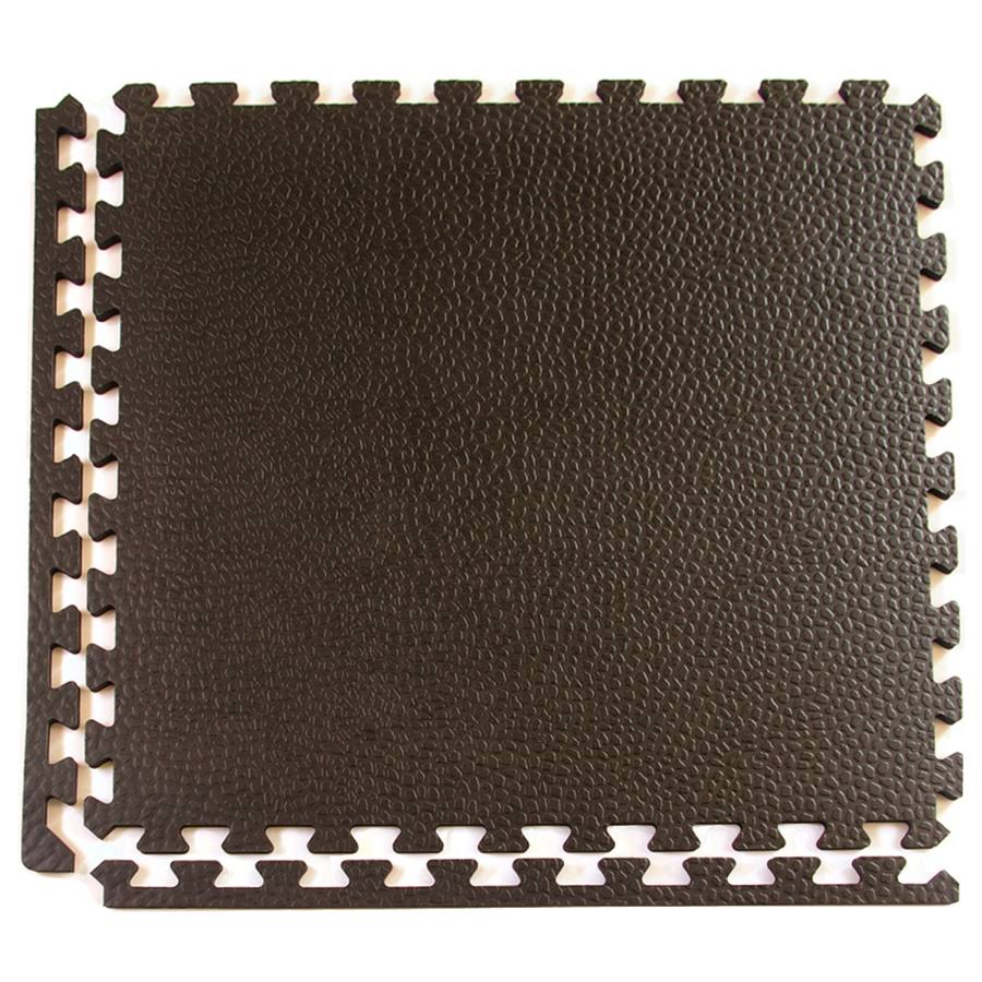Pebble Top Interlocking Foam Gym Floor Tile Case of 15 I762