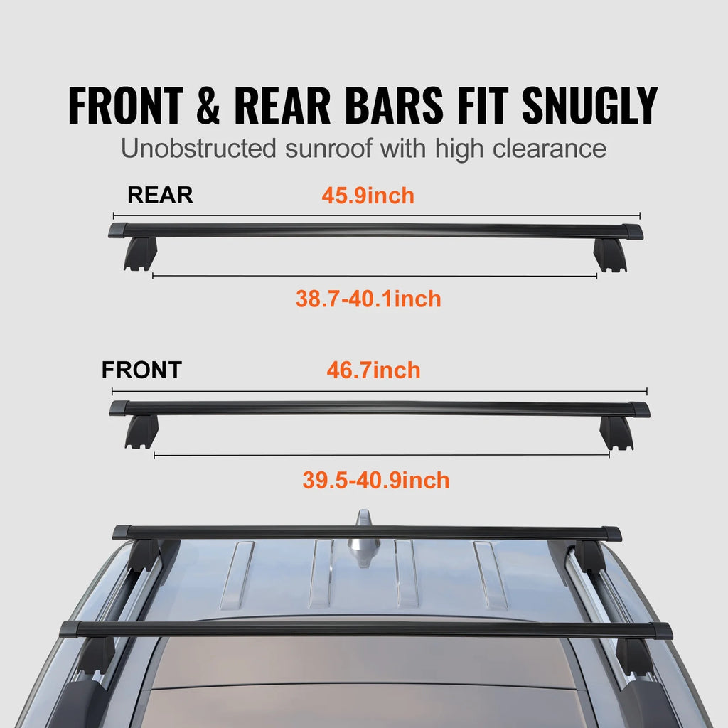 Roof Rack Cross Bars with Locks for Jeep Grand Cherokee O362707