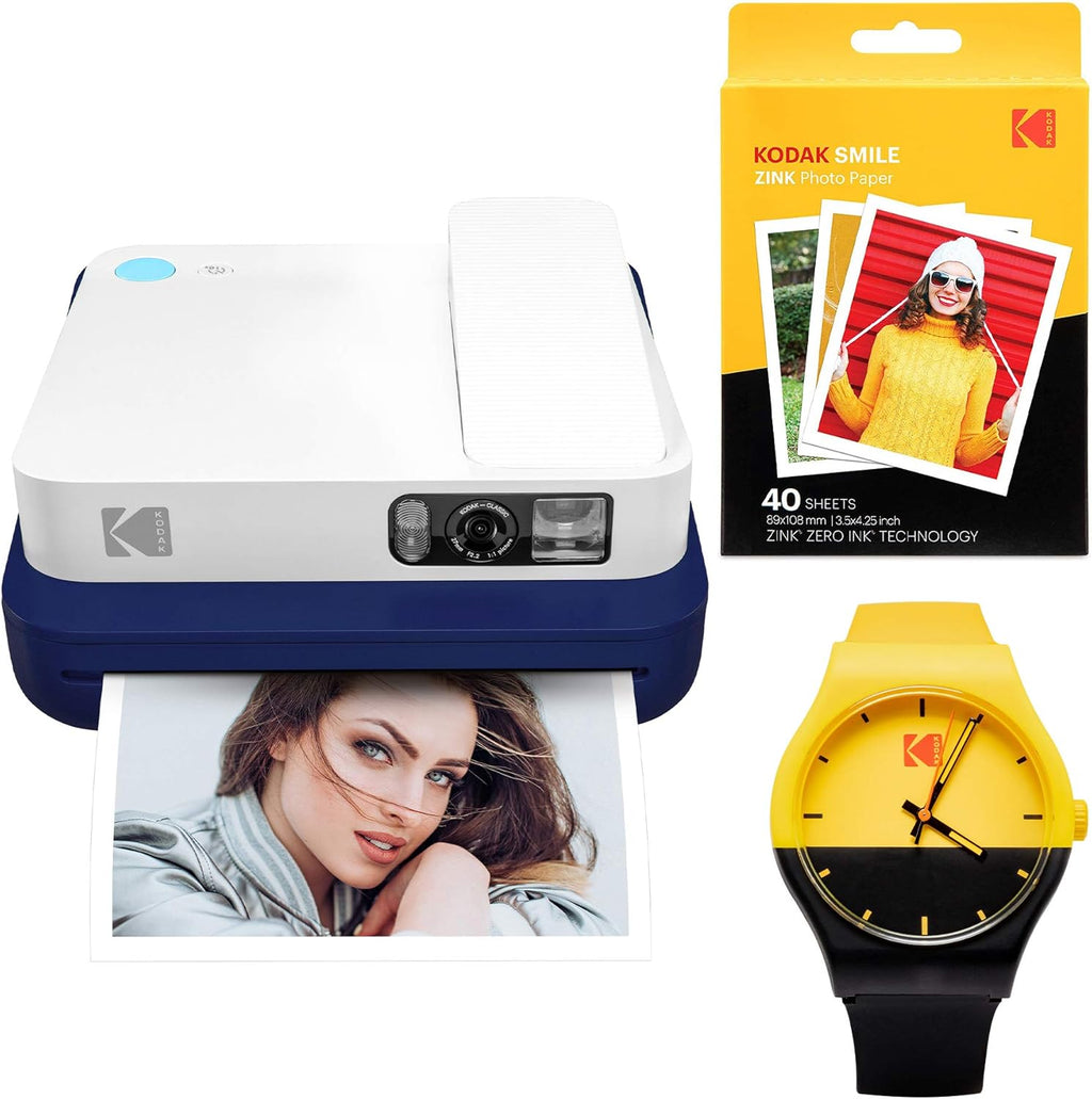 Black Digital Instant Camera Watch Bundle R57211
