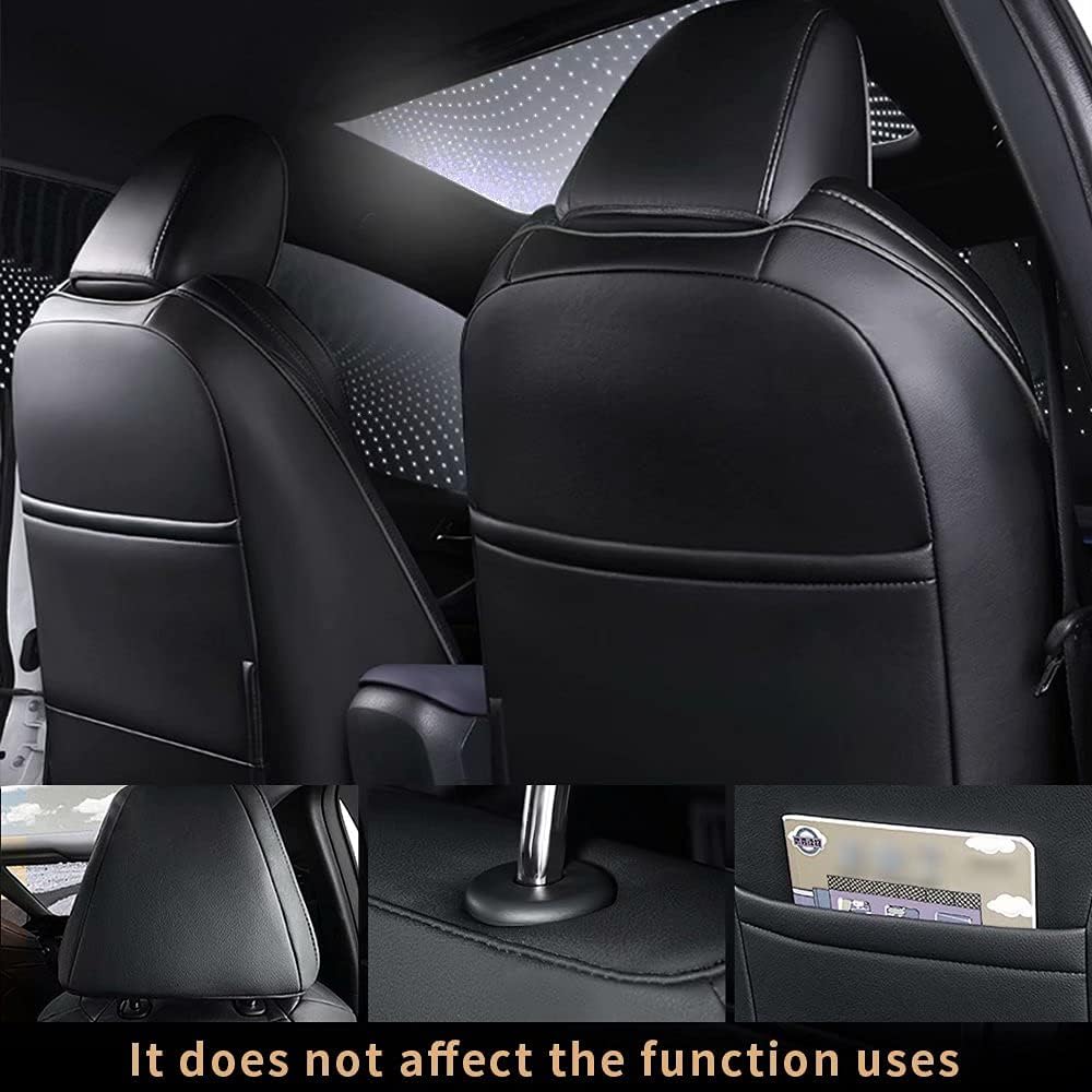 Waterproof Faux Leather Full Set Car Seat Covers D10933