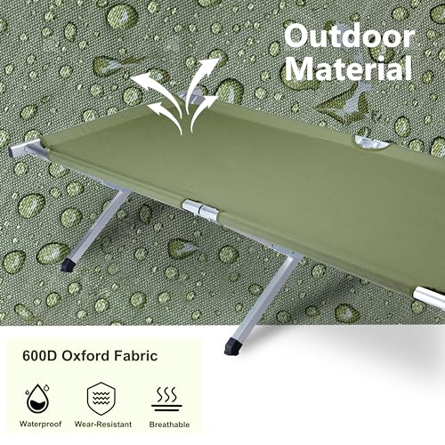 Folding Camping Cot with Carry Bag L123844