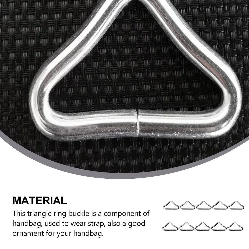 20pcs Trampoline Bungee Bed Mesh Cloth Buckle Triangle Ring Parts I17210