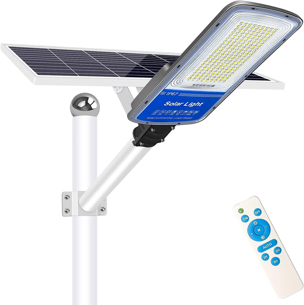 LED Solar Street Light 360W with Remote Control Dusk to Dawn Flood Light K882