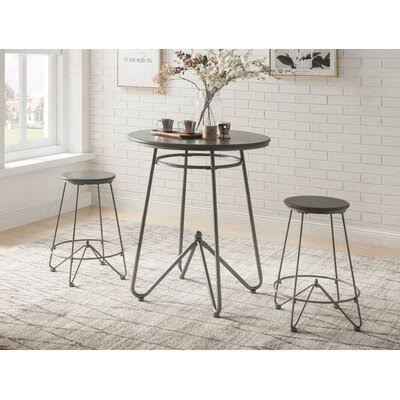 Gray Oak Counter Height Set B4733