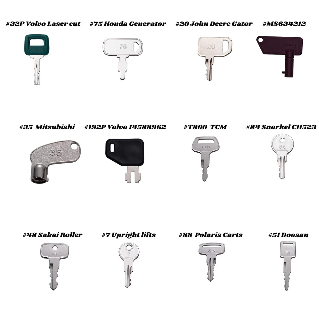 67 Keys Master Construction Ignition Key Set M9394