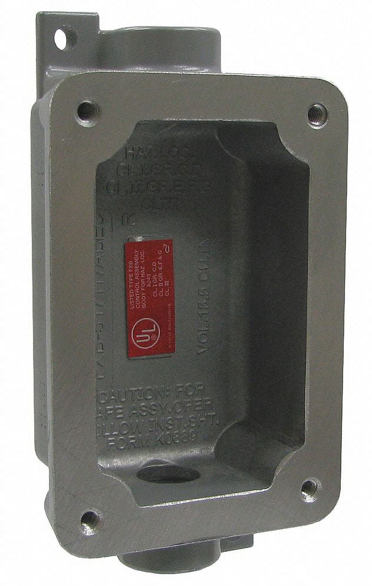 1/2In Hub 15.5Cu-In 2 Hubs Device Box D8435