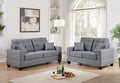 Tufted 2pc Sofa Set with Pillows U750