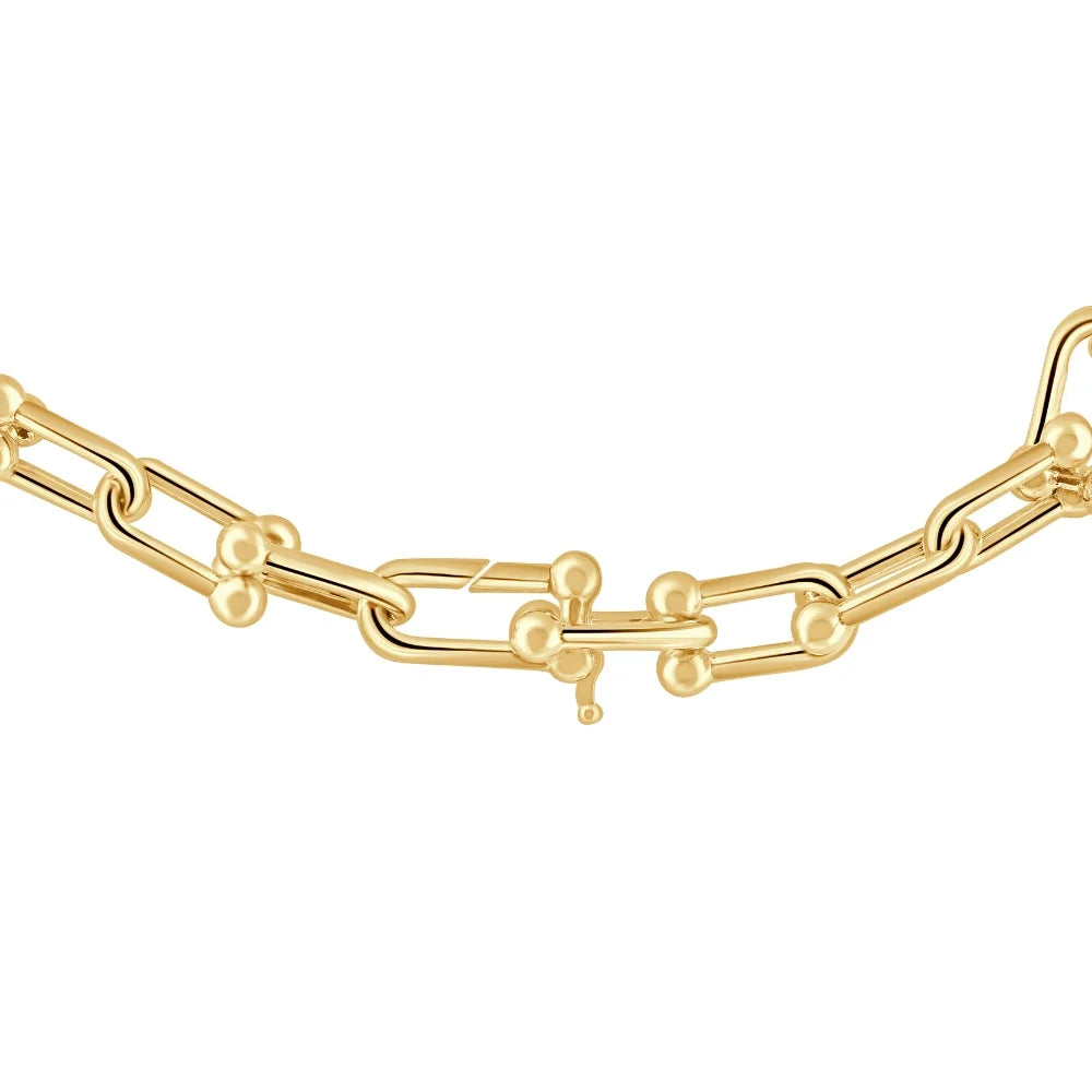 14k Yellow Gold 24" Chain Necklace 26 Grams 7.5mm Thick O279120