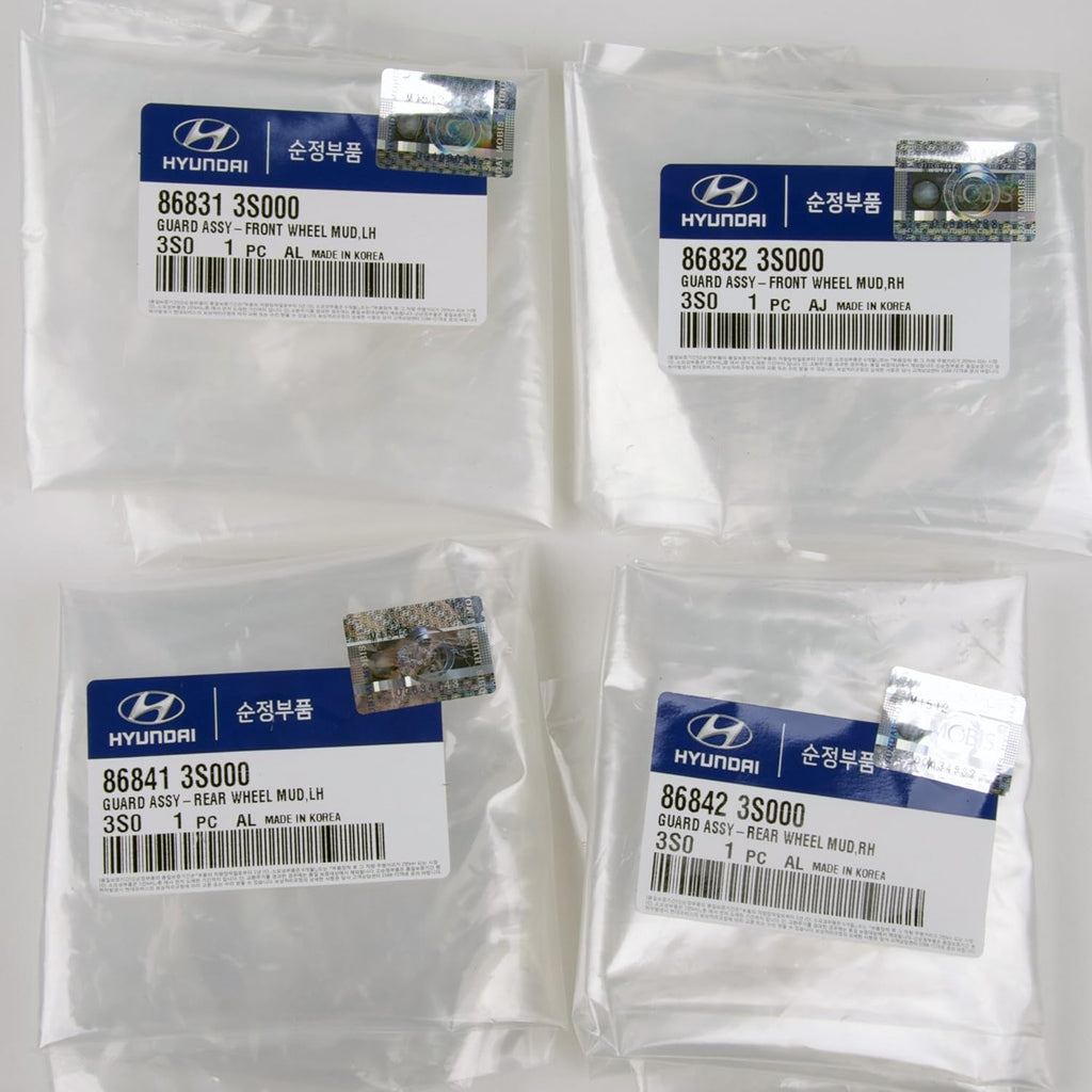 Mud Guard Flap Splash 4-pc Set N484