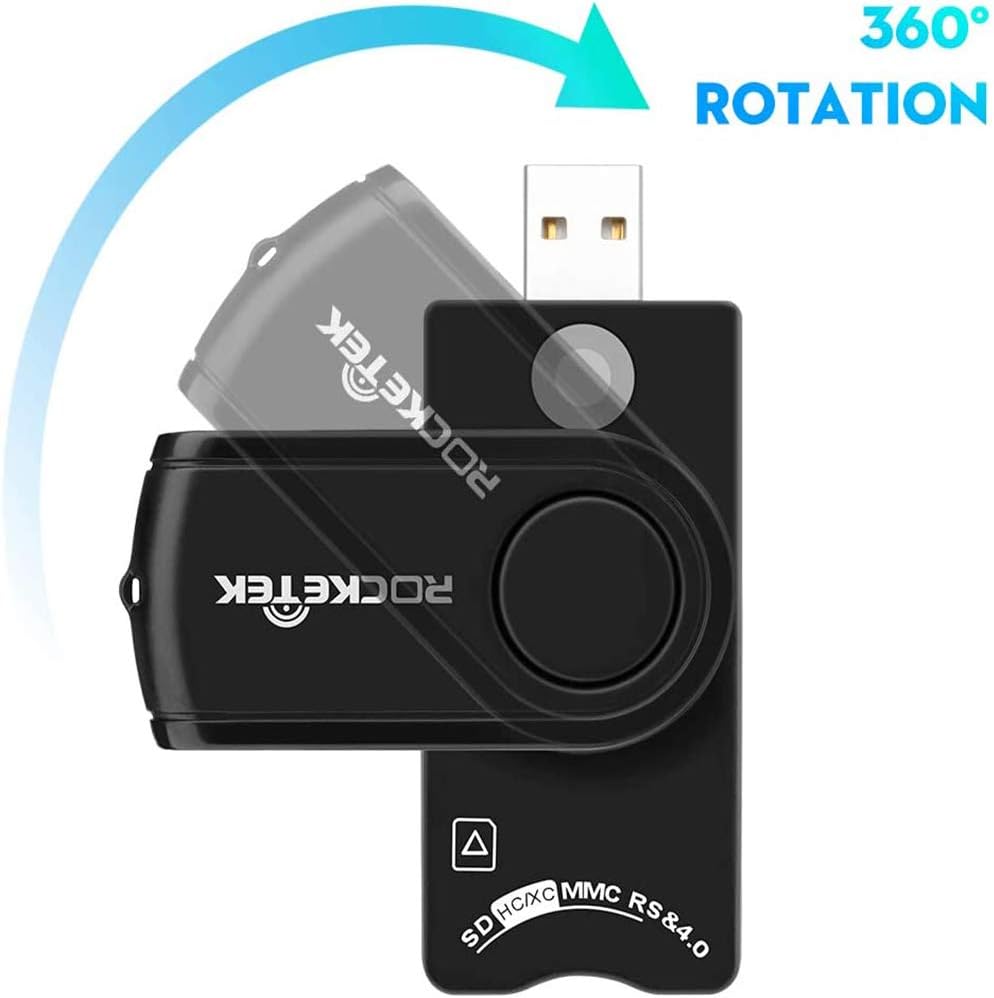 USB Smart Card Reader with SDHC/SDXC/Micro SD Card Slot C92109