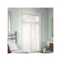 White 28.75X60 Faux Wood Cordless Blind G364919