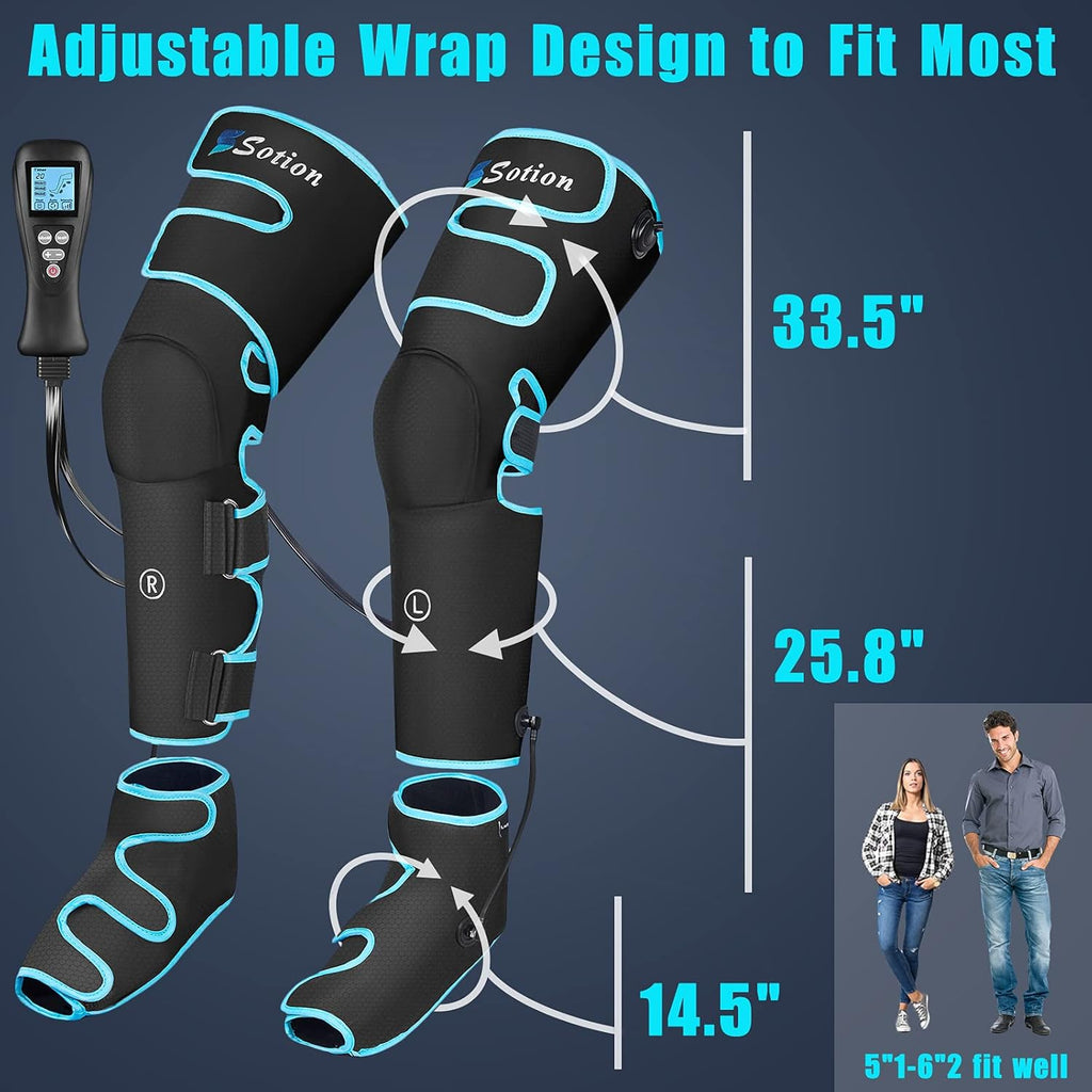Leg Massager with Air Compression and Heat Function A445