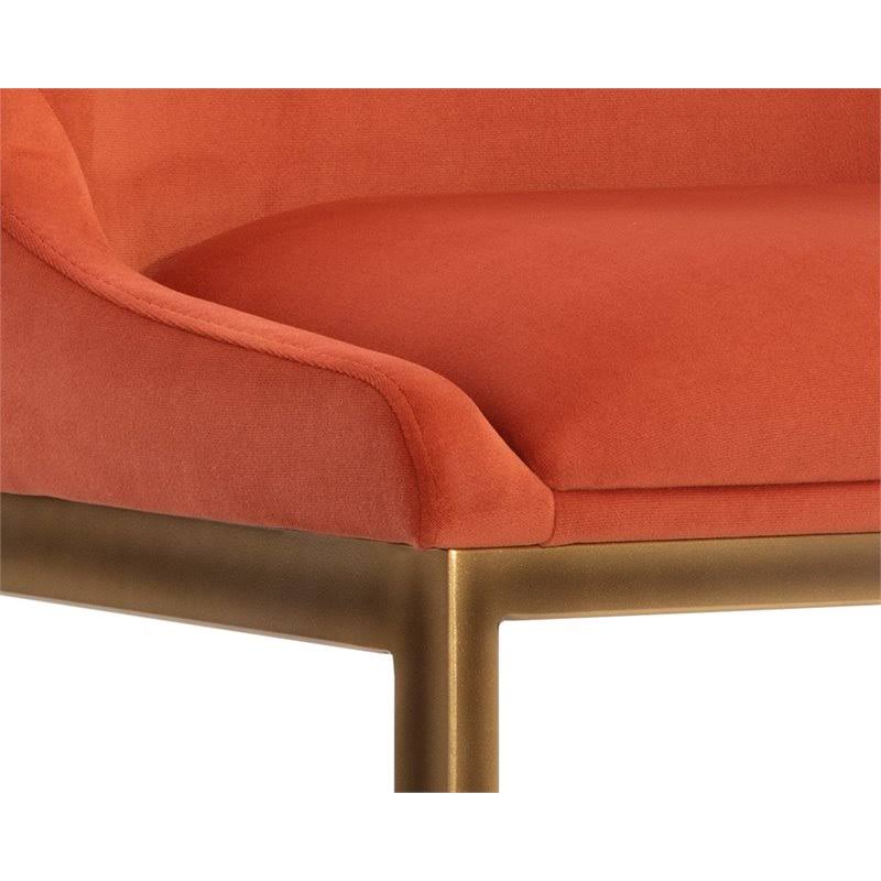 Burnt Orange Counter Stool L944