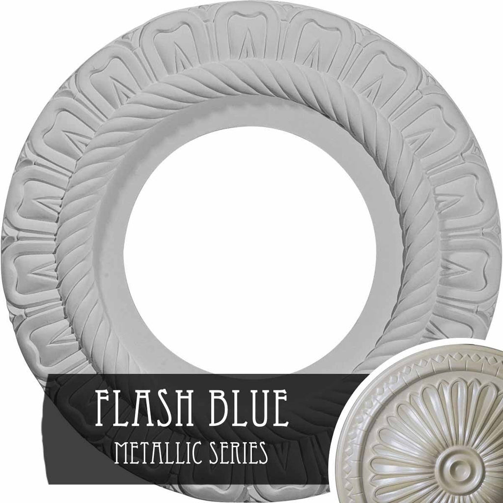 Ceiling Medallion Hand-Painted Flash Blue L513045