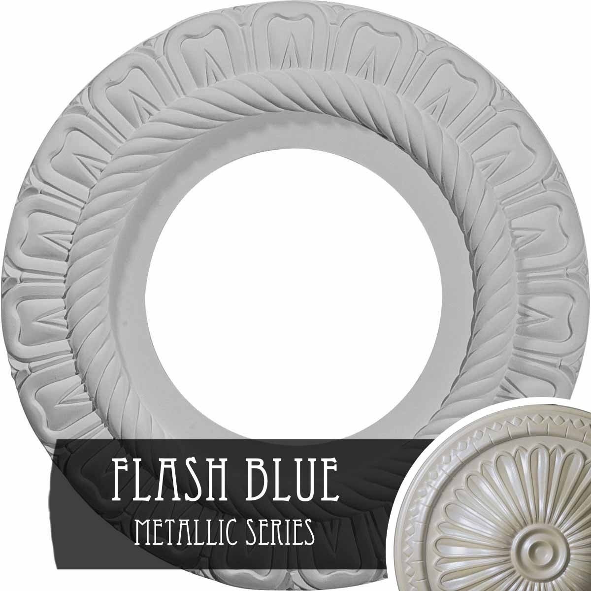 Ceiling Medallion Hand-Painted Flash Blue L513045