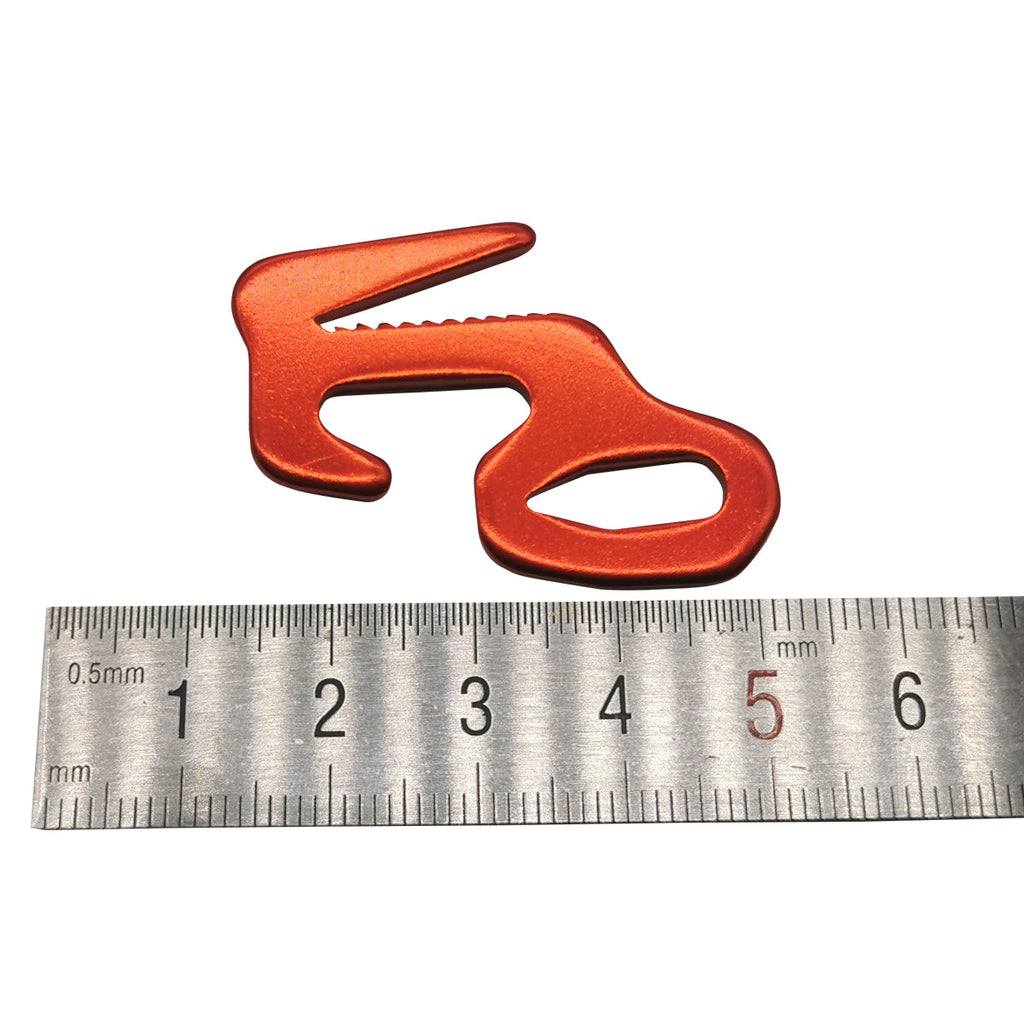 Gray HMWPE Tent Guyline Rope with Mini Reel L828