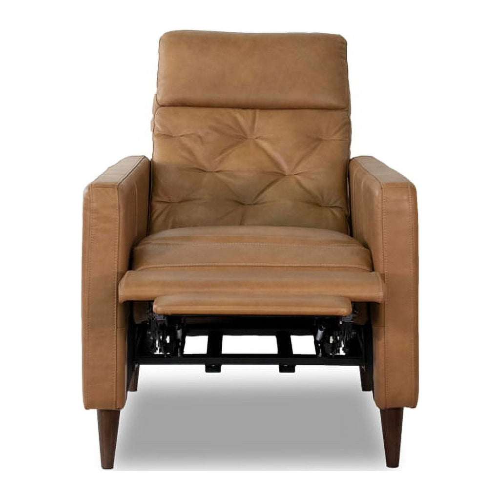 Genuine Leather Recliner Chair in Tan L42918