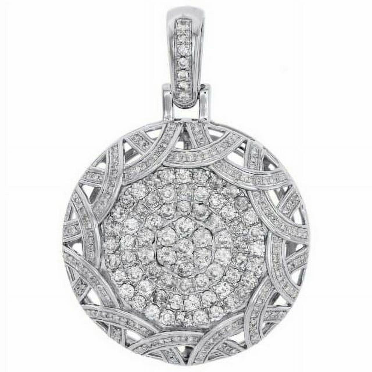 14K White Gold Lab Grown Diamond Pendant N8918