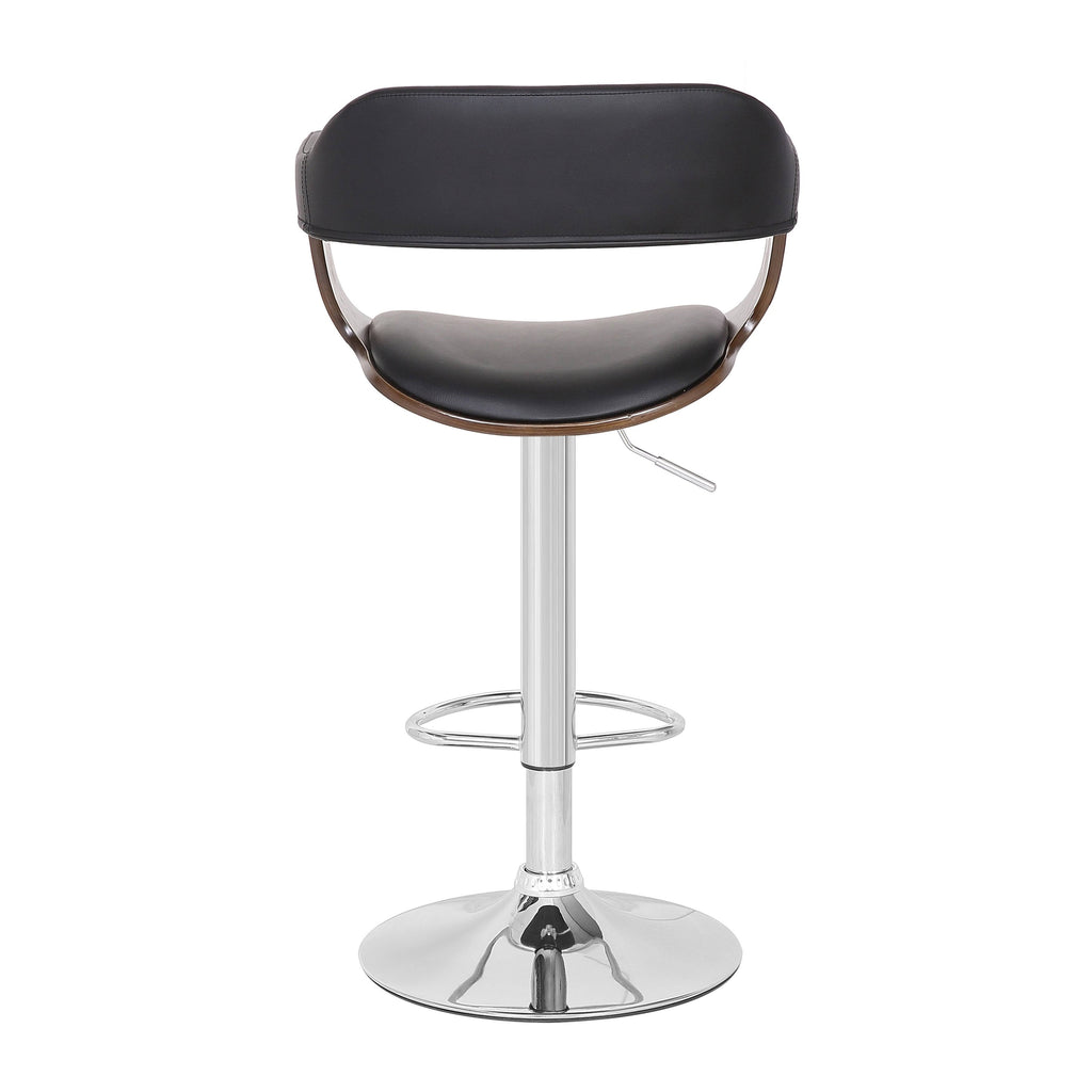 Swivel Adjustable Oak Wood Barstool W89120
