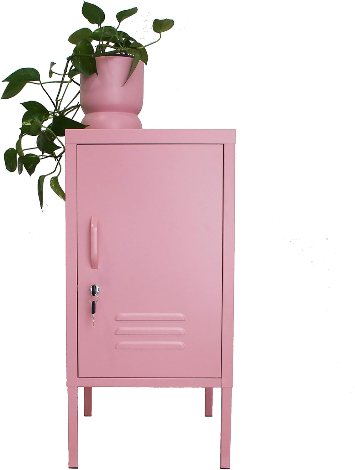 Navy Metal Locker End Table H660566