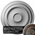 Bronze Blue Patina Ceiling Medallion K899