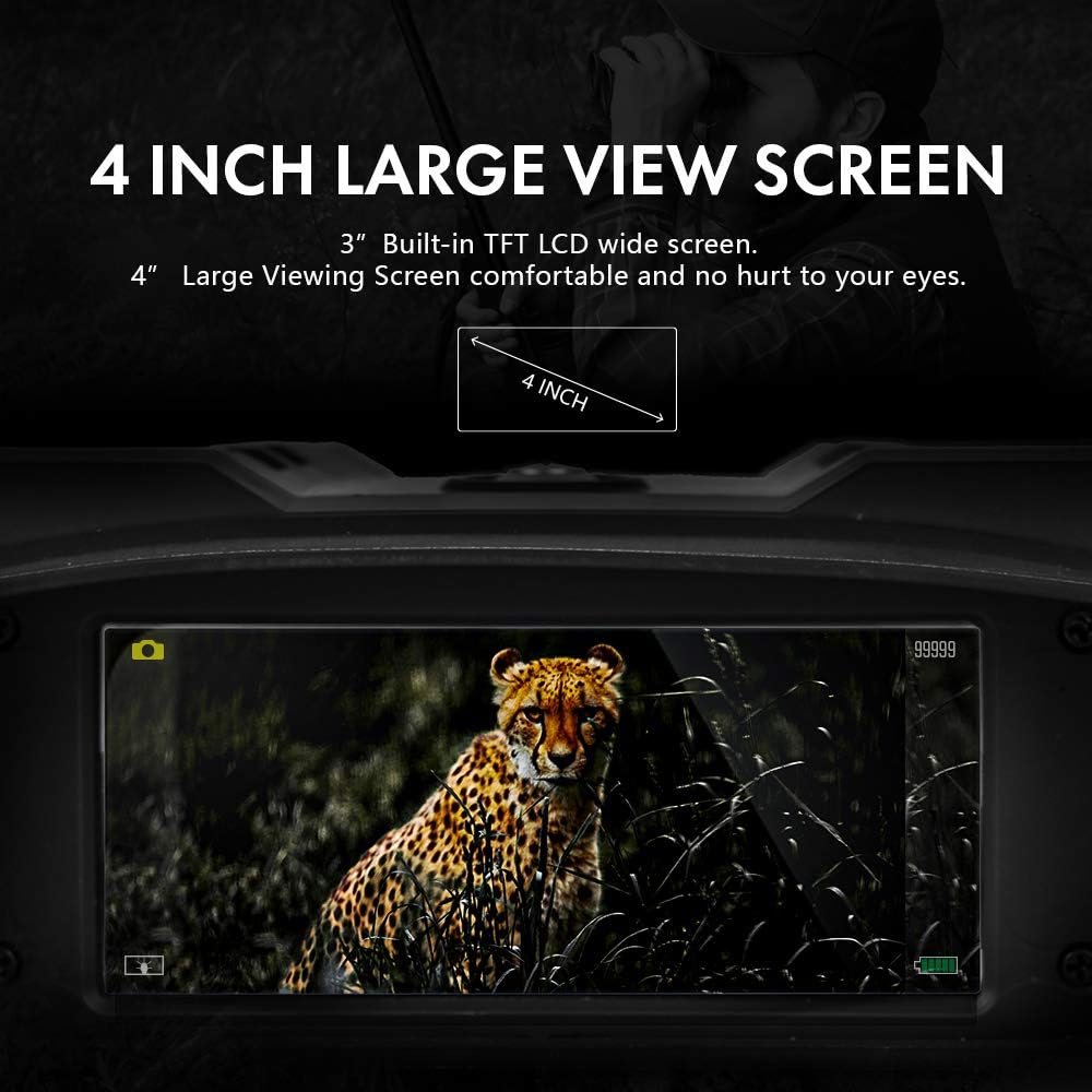 1080P Night Vision Binoculars with 64G Card Pack of 2 T8390