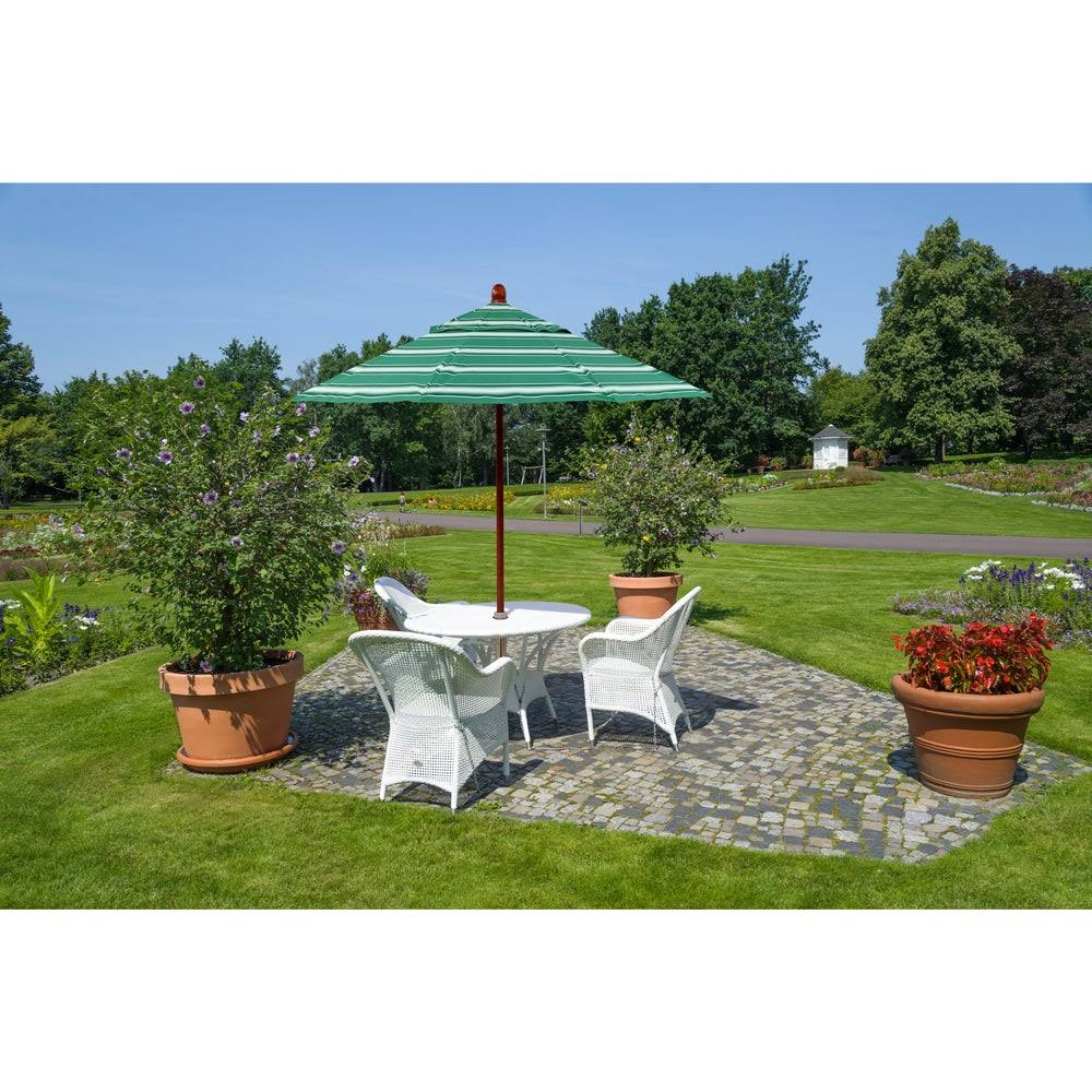 9 ft. Wood Market Umbrella Pulley Open K94149