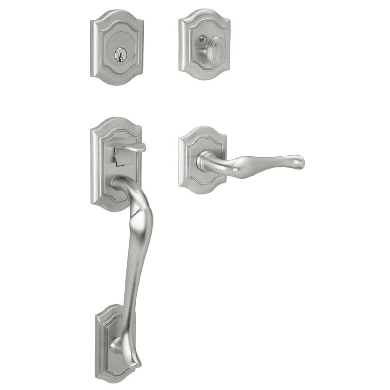 Satin Chrome Single Cylinder Sectional Handleset X2134