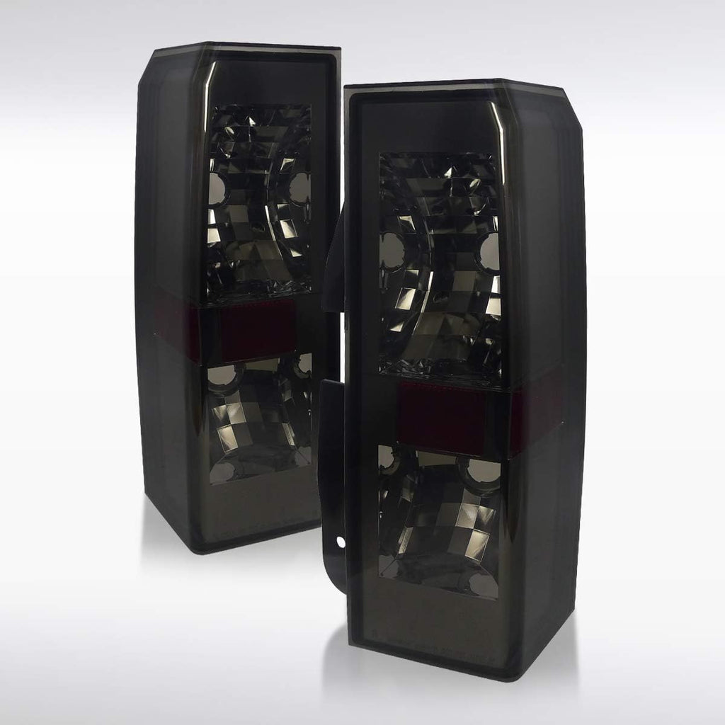 Smoke Euro Tail Lights L+R Pair Taillight Assembly U612