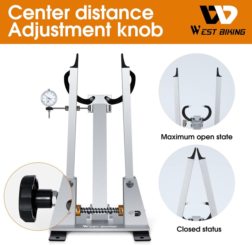 Wheel Truing Stand with Spoke Wrench for 16-29” 700C Bike Wheel Z2621