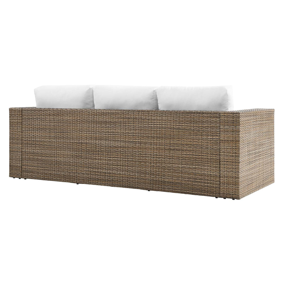 Cappuccino White Outdoor Patio Sofa Q60909