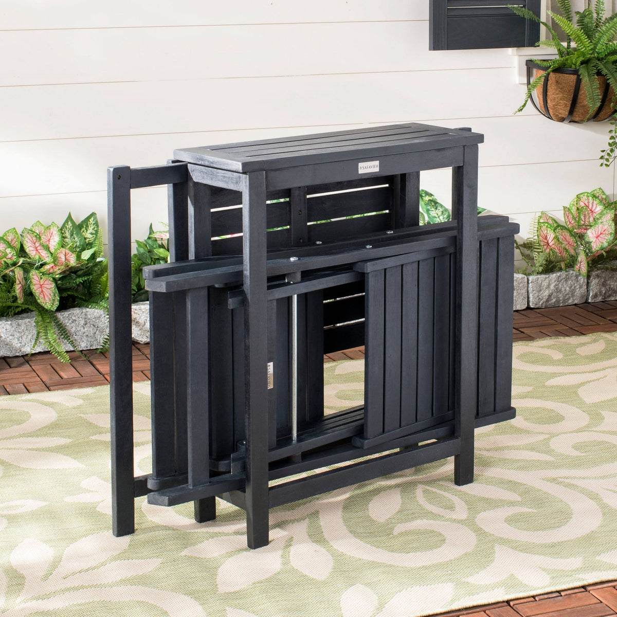 Dark Slate Grey Bistro Set E83315
