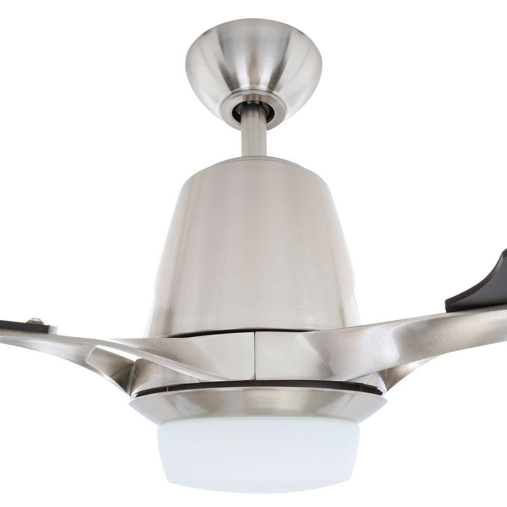 Brushed Nickel Ceiling Fan with Light A148420