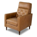 Genuine Leather Recliner Chair in Tan L42918