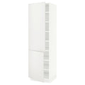 White High Cabinet with Shelves and 2 Doors Z7199