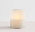 White Small Flameless Candlepot T299373