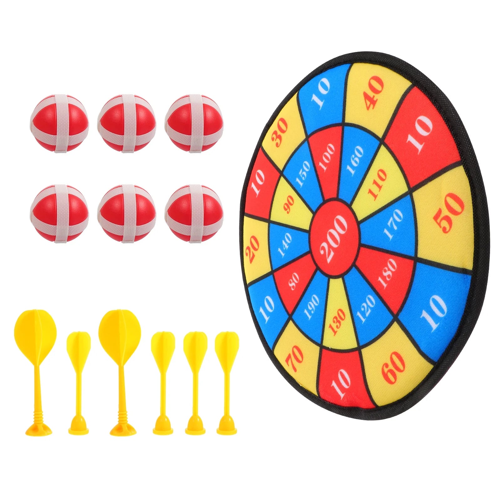 13Pcs Kids Sticky Balls Darts Board Toys S3429