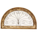 Antique White Half Moon Wall Decor H186