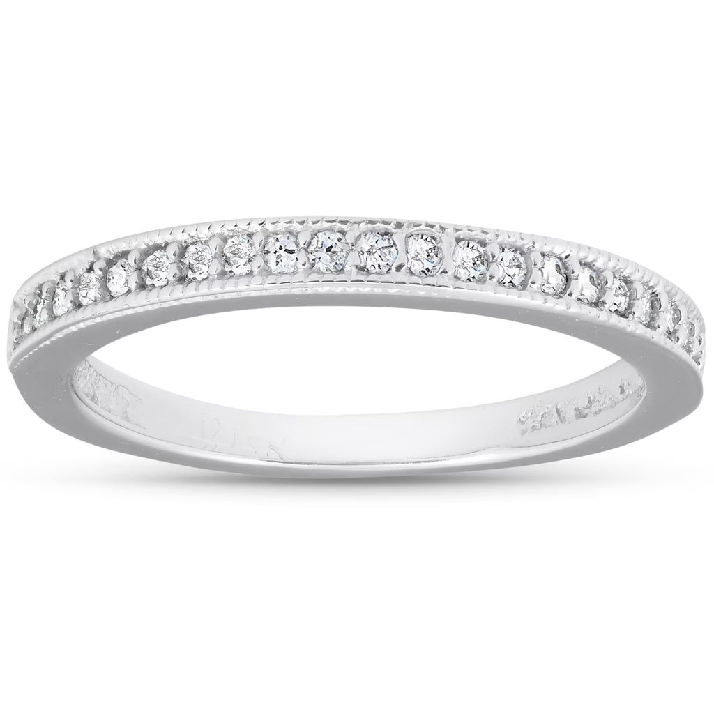 1/8ct Diamond Ring 14K White Gold Q334